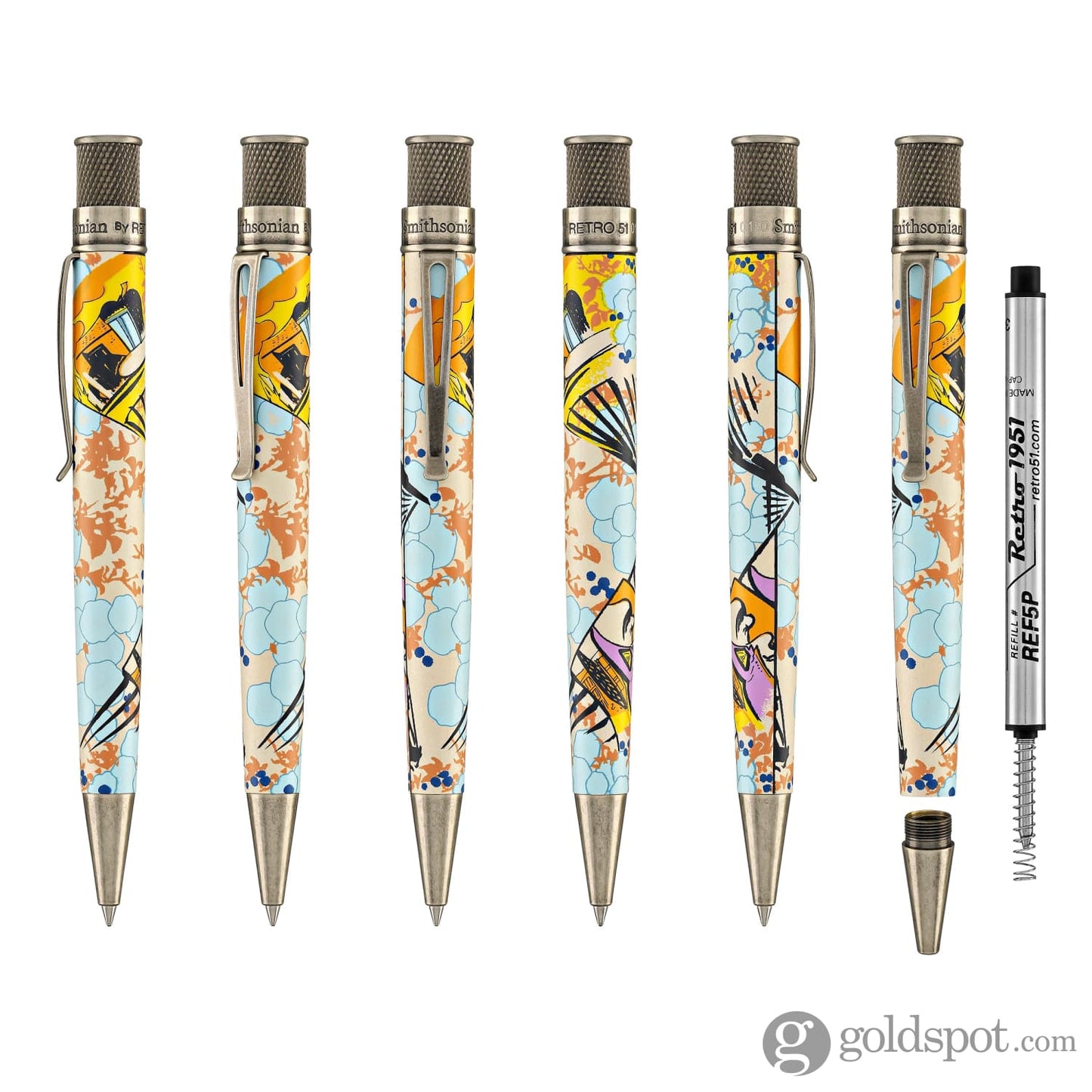 Retro 51 Tornado Smithsonian Rollerball Pen in Bijutsukai Rollerball Pen