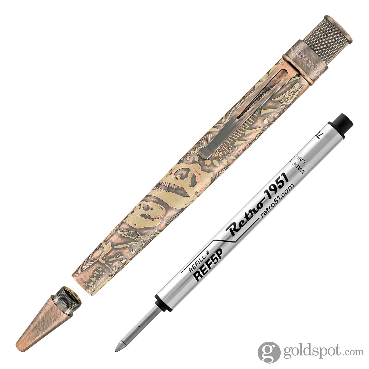 Retro 51 Tornado Smithsonian Fountain Pen in Dino Fossil - Pens Retro 51 Tornado Smithsonian Fountain Pen in Dino Fossil - Pens