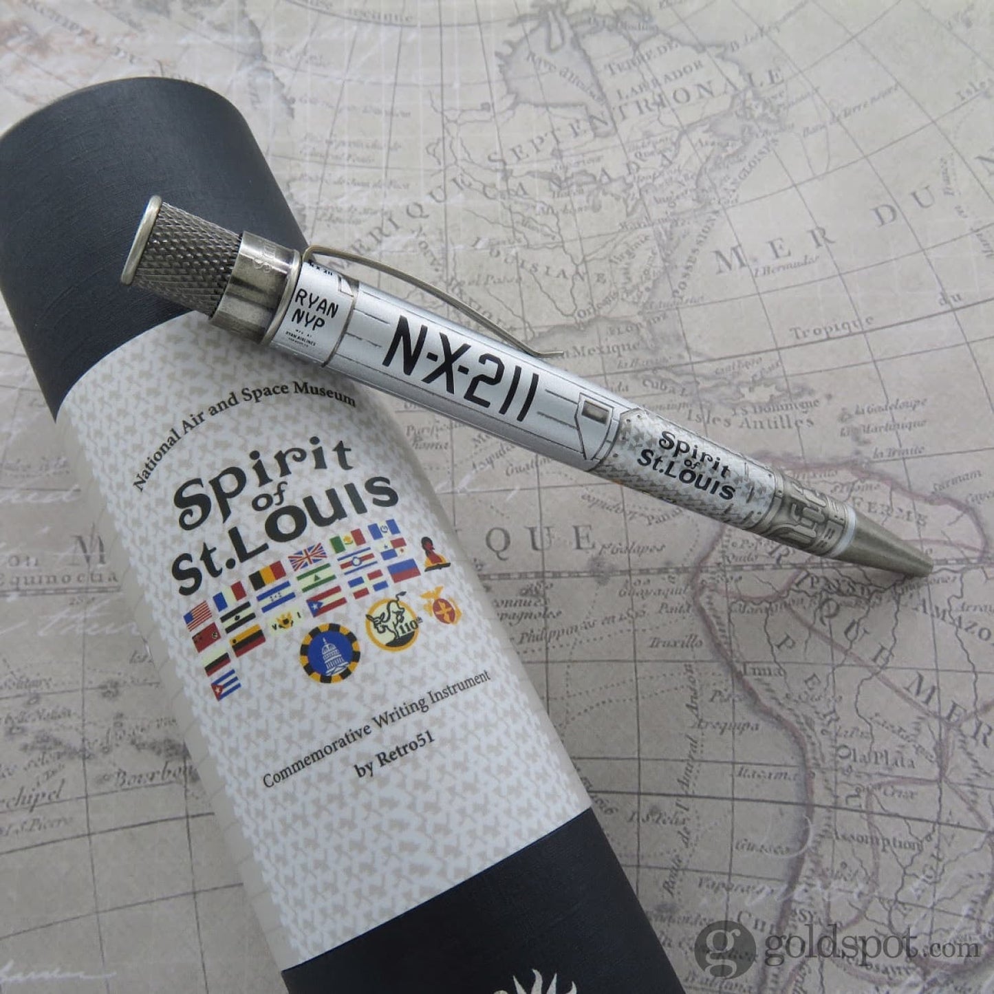 Retro 51 Tornado Smithsonian Spirit of St. Louis Rollerball Pen Rollerball Refills