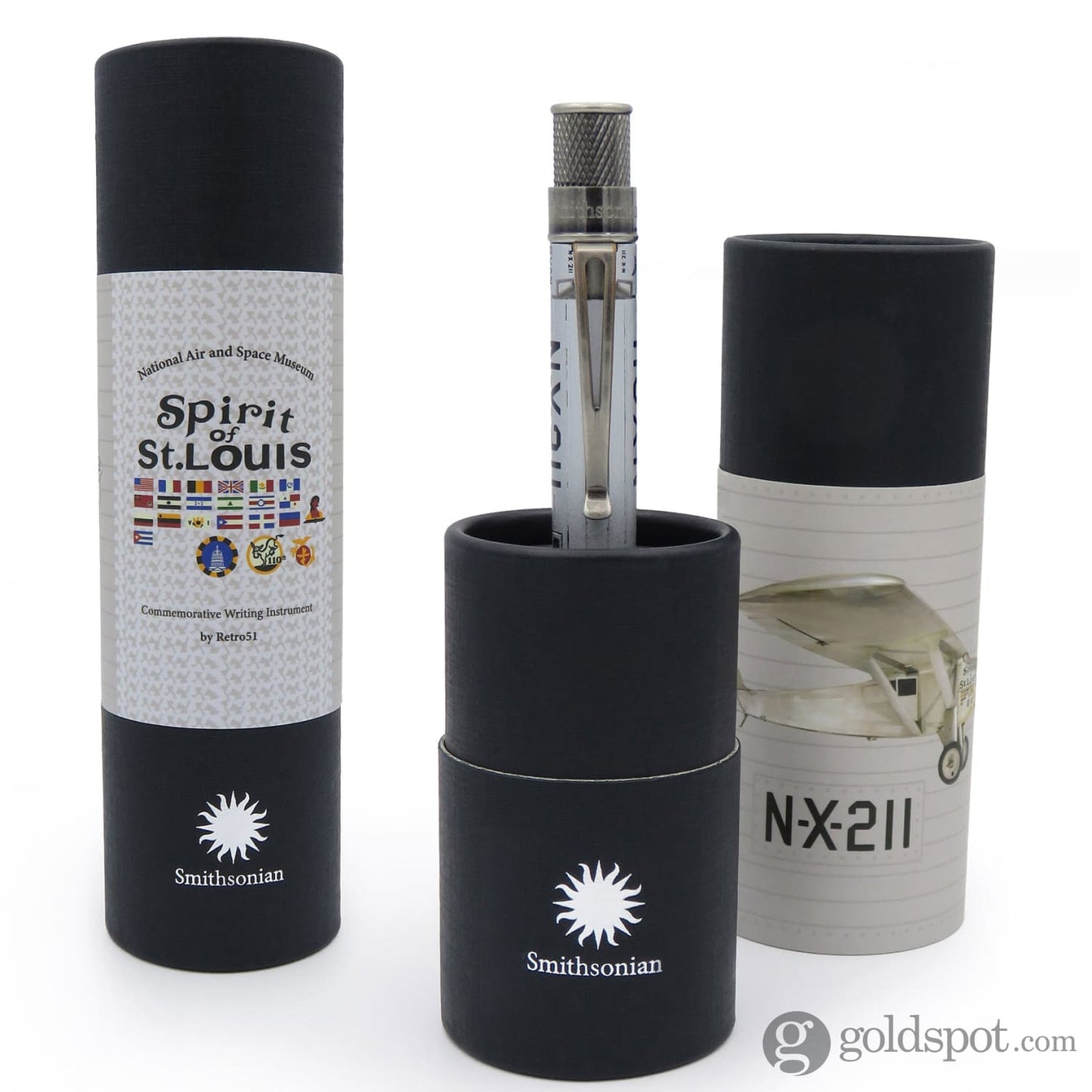 Retro 51 Tornado Smithsonian Spirit of St. Louis Rollerball Pen Rollerball Refills