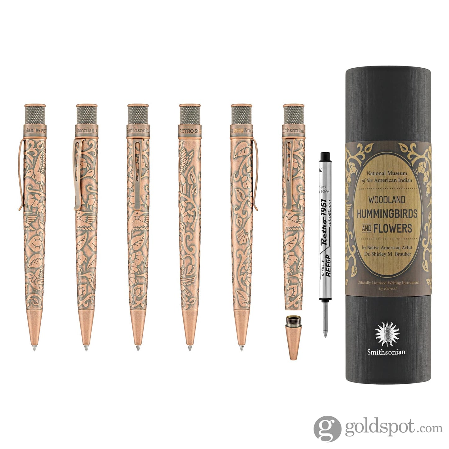 Retro 51 Tornado Smithsonian Rollerball Pen in Woodland Hummingbird & Flowers Rollerball Pen