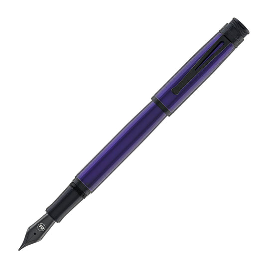 Retro 51 Tornado™ Stealth Fountain Pen in Midnight Purple
