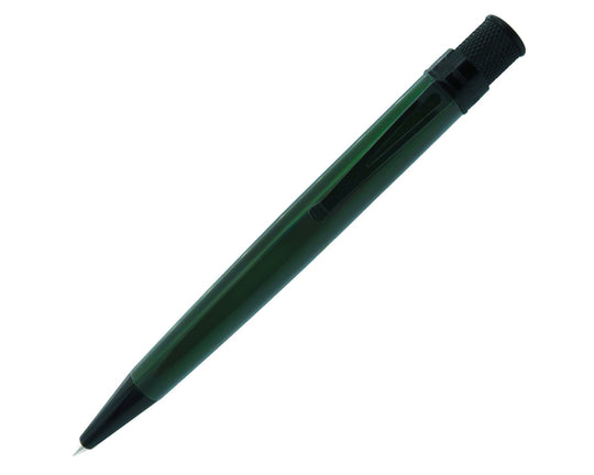 Retro 51 Tornado Stealth Rollerball Pen in Emerald Green