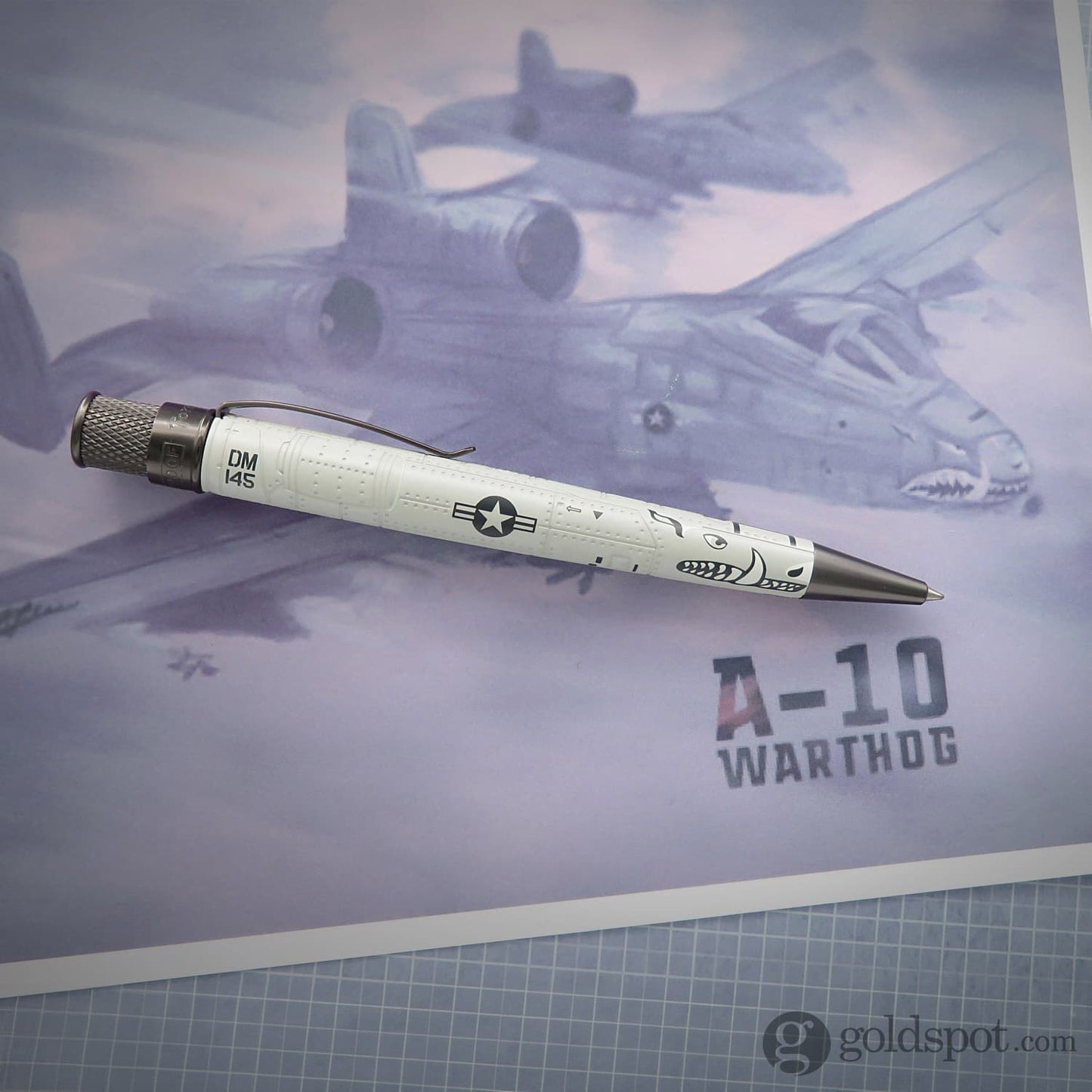 Retro 51 Tornado Vintage Metalsmith Rollerball Pen in A-10 Warthog Rollerball Pen