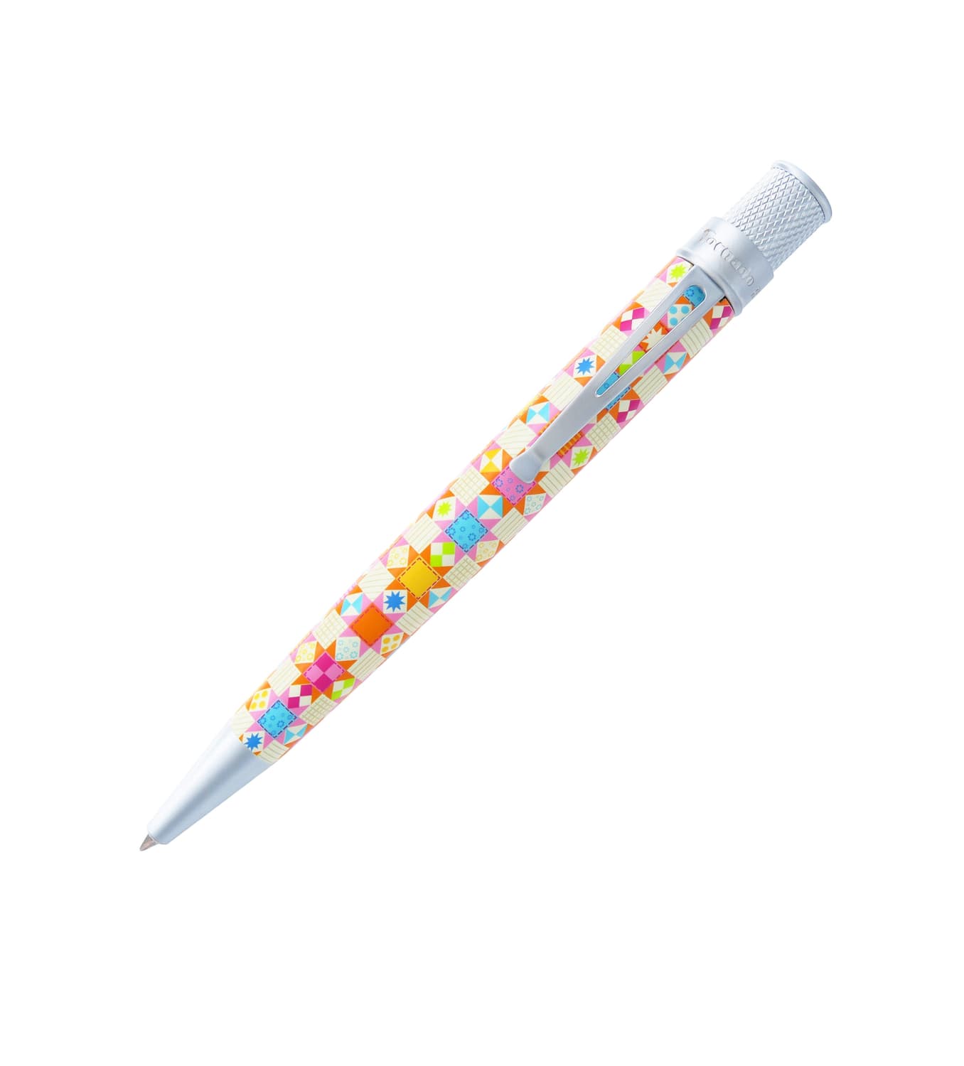 Retro 51 Tornado Vintage Metalsmith Rollerball Pen in Patchwork Rollerball Pen