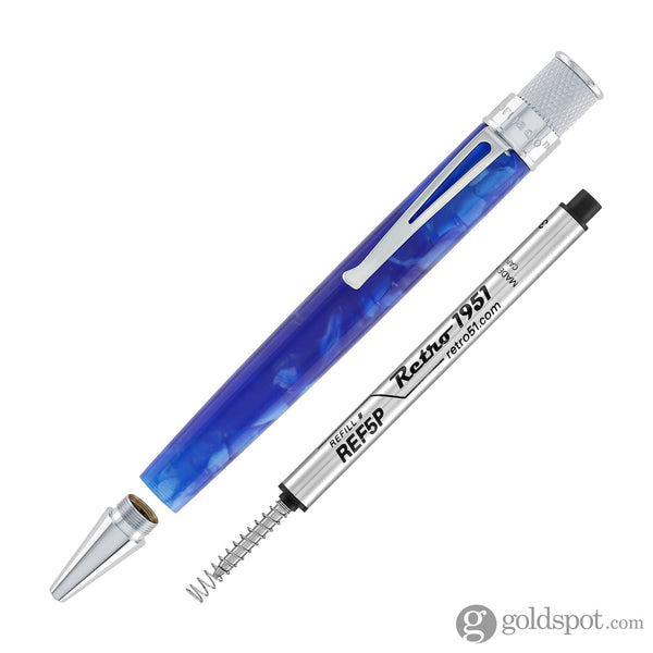 Retro 51 Vault Tornado Acrylic Rollerball Pen in Sapphire Blue Rollerball Pen