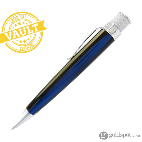 Retro 51 Vault Tornado BigShot Acrylic Rollerball Pen in Blue Curacao Rollerball Pen