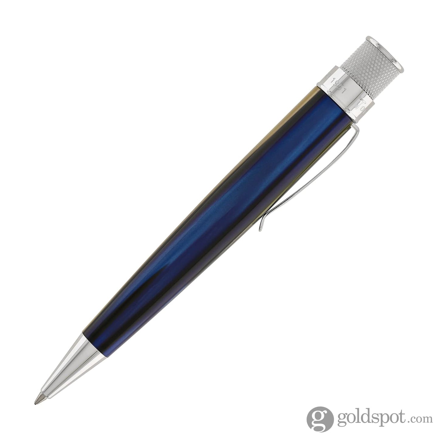 Retro 51 Vault Tornado BigShot Acrylic Rollerball Pen in Blue Curacao Rollerball Pen