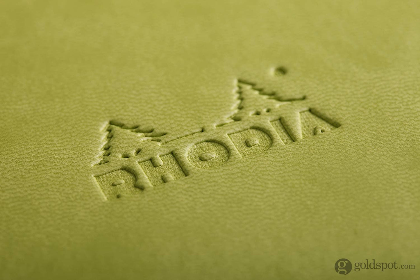 Rhodia 3.5 x 5.5 Rhodiarama Webbies Notebook in Anise Notebooks Journals