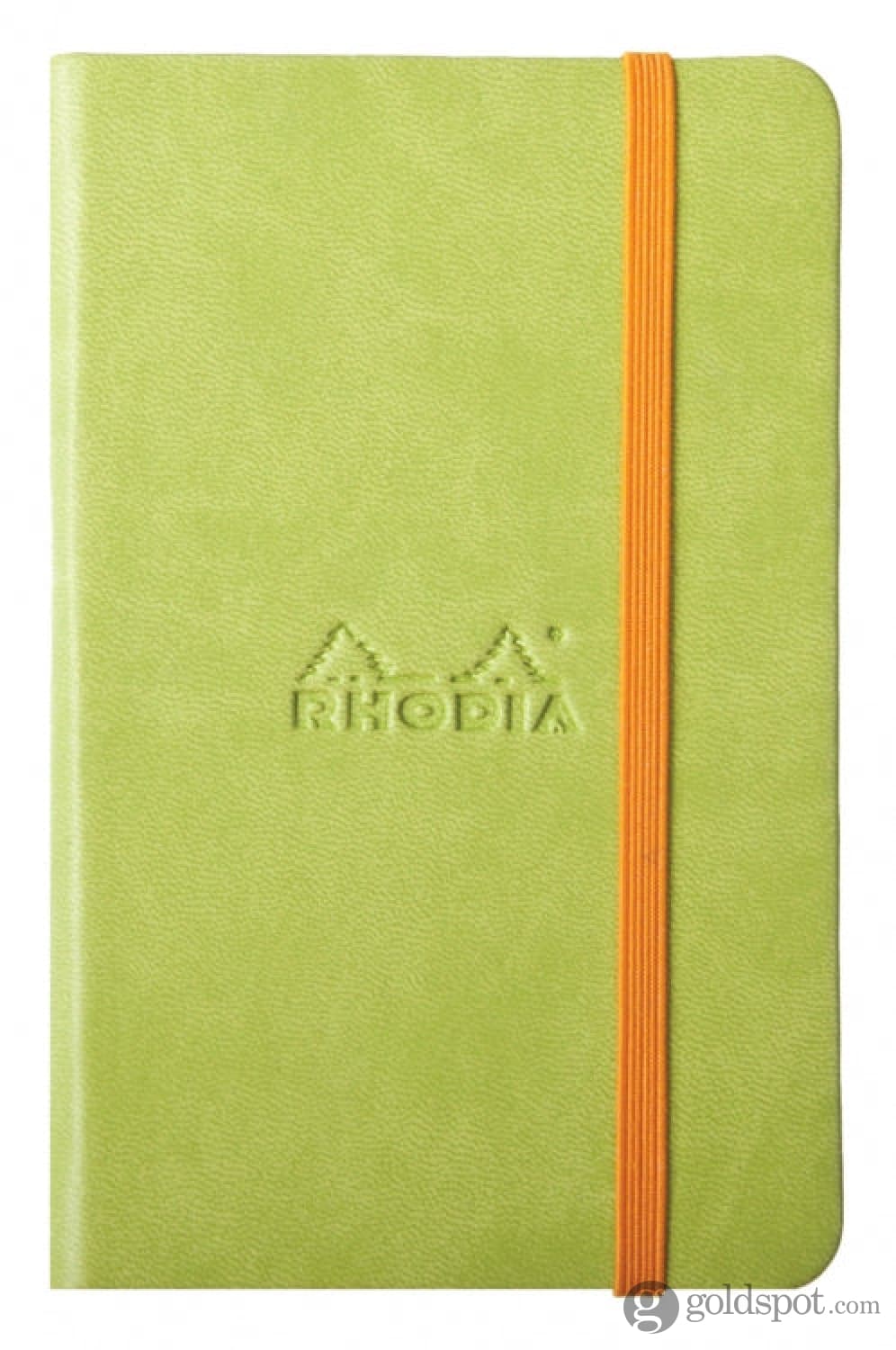 Rhodia 3.5 x 5.5 Rhodiarama Webbies Notebook in Anise Blank Notebooks Journals