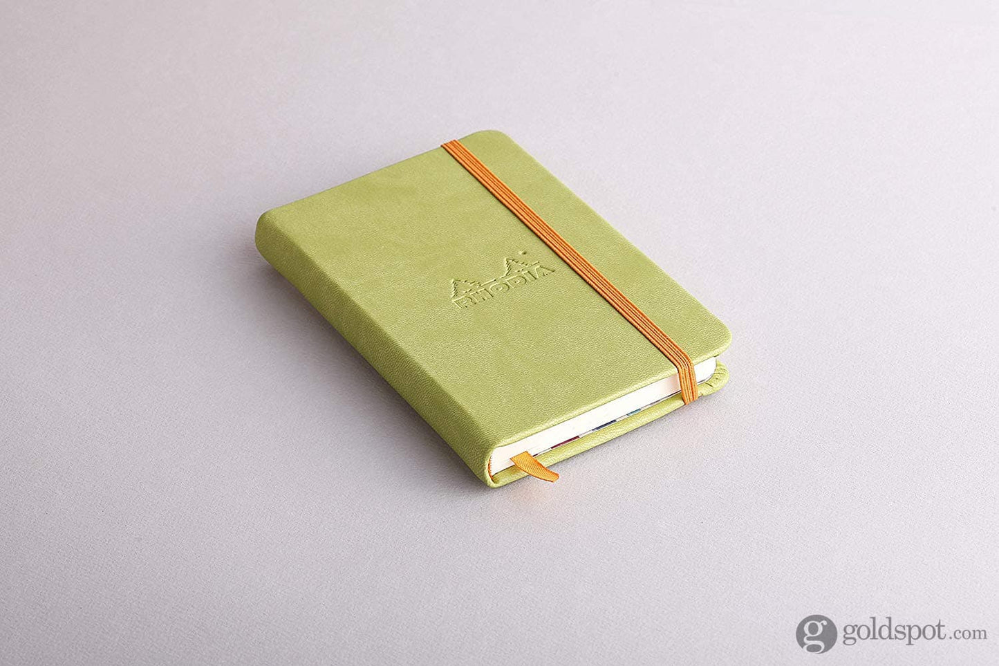 Rhodia 3.5 x 5.5 Rhodiarama Webbies Notebook in Anise Notebooks Journals