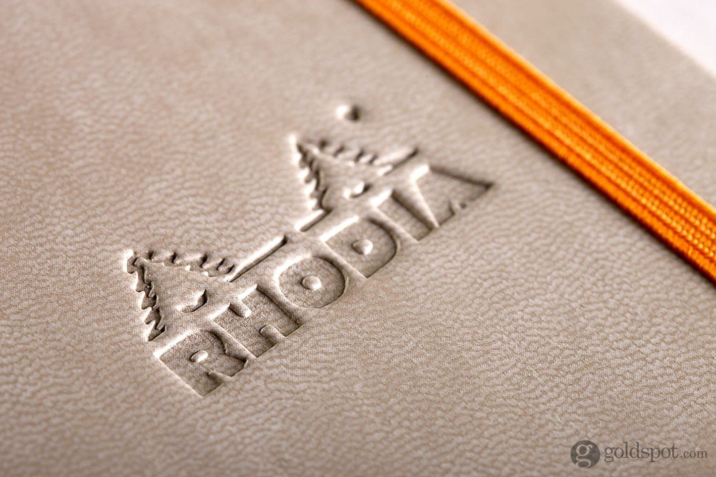 Rhodia 3.5 x 5.5 Rhodiarama Webbies Notebook in Beige Notebooks Journals