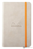 Rhodia 3.5 x 5.5 Rhodiarama Webbies Notebook in Beige Blank Notebooks Journals