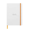 Rhodia 5.5 in x 8.25 Rhodiarama Softcover Notebook in White Notebooks Journals