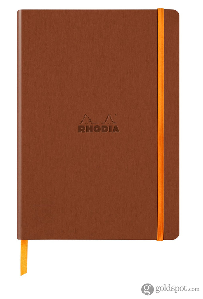 Rhodia 5.5 x 8.25 Rhodiarama Softcover Notebook in Copper Dot Grid Notebooks Journals