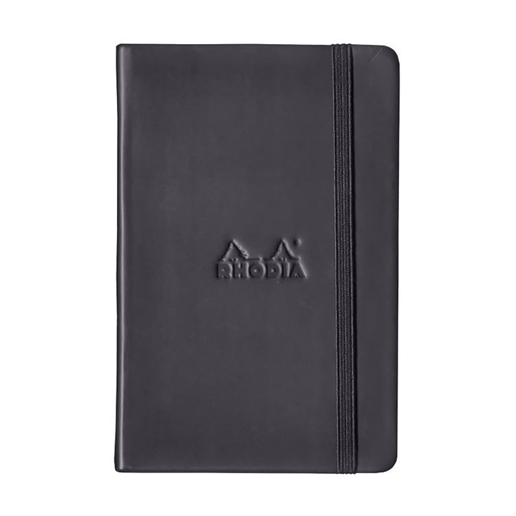 Rhodia 5.5 x 8.25 Webnotebook in Black Notebooks Journals