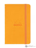 Rhodia 5.5 x 8.25 Webnotebook in Orange Blank Notebooks Journals