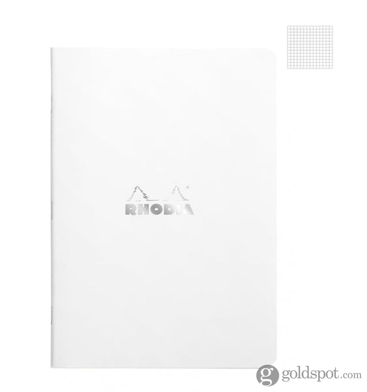 Rhodia 6 x 8.25 Staplebound Notebook in Ice Graph Notebooks Journals