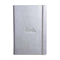 Rhodia A5 Webnotebook in Silver - 5.5 x 8.25