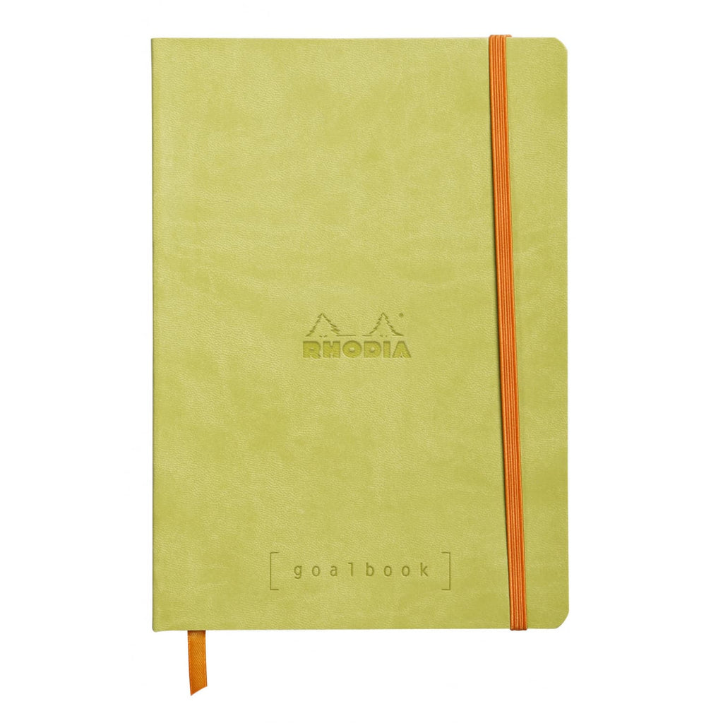 Rhodia Goalbook A5 Dot Grid Notebook in Silver - 5.75 x 8.25