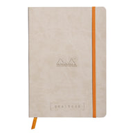Rhodia Goalbook A5 Dot Grid Notebook in Beige - 5.75 x 8.25