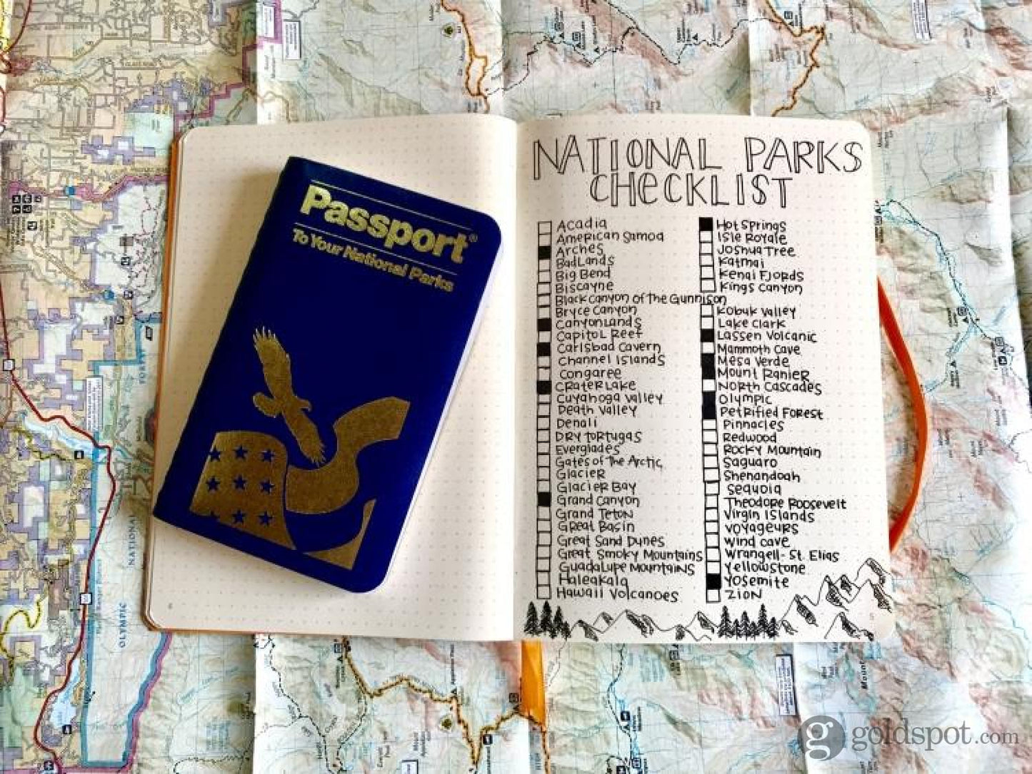 Rhodia Goalbook Dot Grid Notebook in Black - 5.75 x 8.25 Notebook