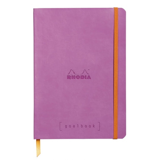 Rhodia Goalbook A5 Dot Grid Notebook in Lilac - 5.75 x 8.25