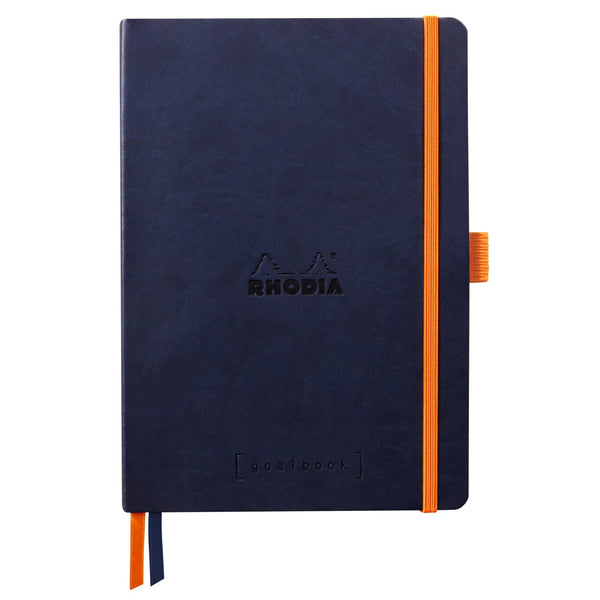 Rhodia Goalbook Dot Grid Notebook in Midnight - 5.75 x 8.25 Notebook