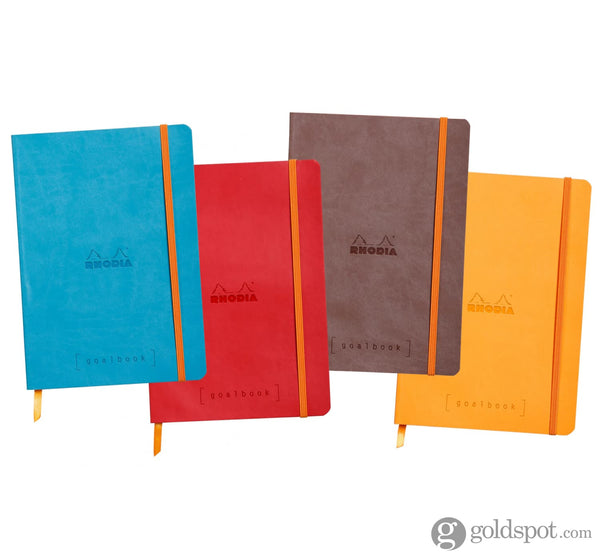 Rhodia Goalbook Dot Grid Notebook in Orange - 5.75 x 8.25 Notebook