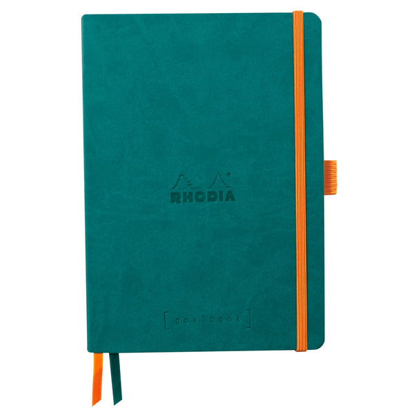 Rhodia Goalbook Dot Grid Notebook in Peacock - 5.75 x 8.25 Notebook