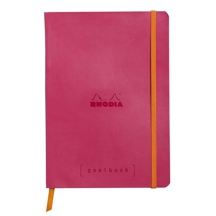 Rhodia Goalbook Dot Grid Notebook in Raspberry - 5.75 x 8.25 Notebook