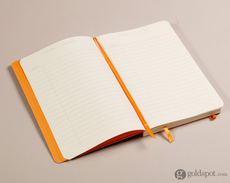 Rhodia Goalbook Dot Grid Notebook in Sapphire Blue - 5.75 x 8.25 Notebook