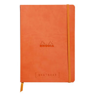 Rhodia Goalbook A5 Dot Grid Notebook in Tangerine - 5.75 x 8.25