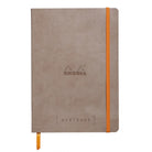 Rhodia Goalbook Dot Grid Notebook in Taupe - 5.75 x 8.25 Notebook
