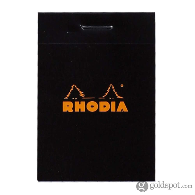 Rhodia No.10 Staplebound 2 x 3 Notepad in Black Graph Notebooks Journals
