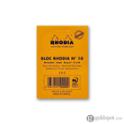 Rhodia No. 10 Staplebound 2 x 3 Notepad in Orange Notebooks Journals