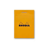Rhodia No. 10 Staplebound 2 x 3 Notepad in Orange