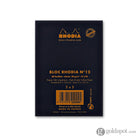 Rhodia Staplebound Notepad in Black - 3.375 x 4.75 Notebooks Journals