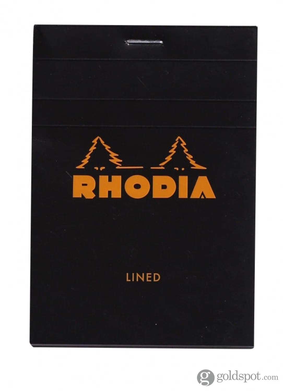Rhodia Staplebound Notepad in Black - 3.375 x 4.75 Lined Notebooks Journals