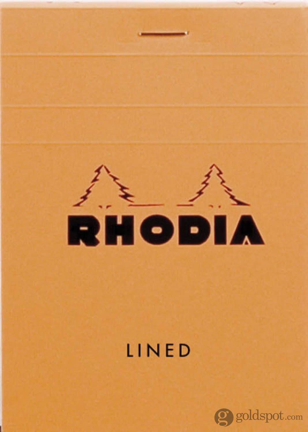 Rhodia Staplebound Notepad in Orange - 3.35 x 4.75 Lined Notebooks Journals