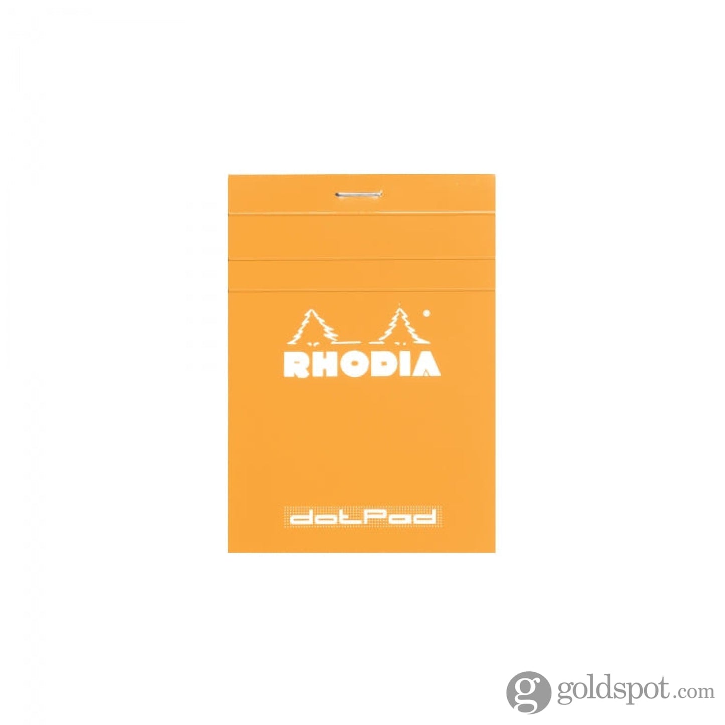 Rhodia Staplebound Notepad in Orange - 3.35 x 4.75 Dot Grid Notebooks Journals
