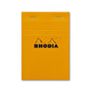 Rhodia No. 13 Staplebound 4 x 6 Notepad in Orange Notebooks Journals