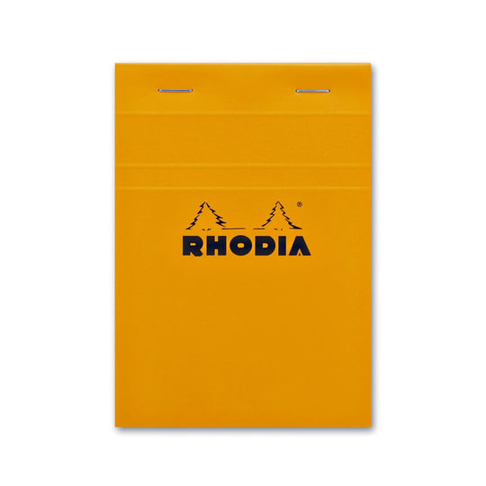 Rhodia No. 13 Staplebound 4 x 6 Notepad in Orange