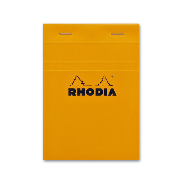 Rhodia No. 13 Staplebound 4 x 6 Notepad in Orange Notebooks Journals