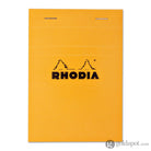 Rhodia No. 13 Staplebound 4 x 6 Notepad in Orange Graph Notebooks Journals