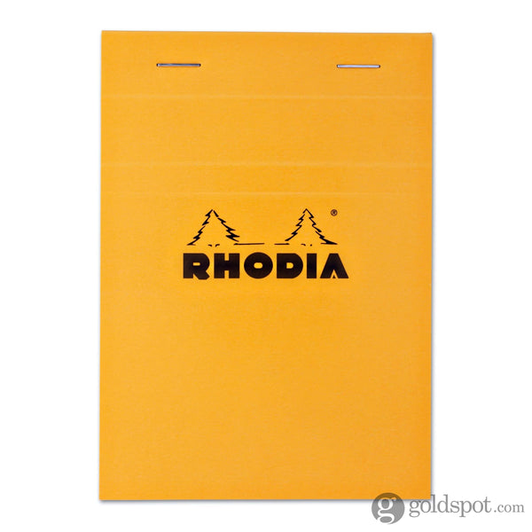 Rhodia No. 13 Staplebound 4 x 6 Notepad in Orange Graph Notebooks Journals