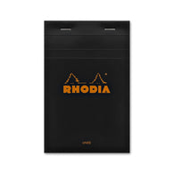 Rhodia No. 14 Staplebound 4.375 x 6.375 Notepad in Black