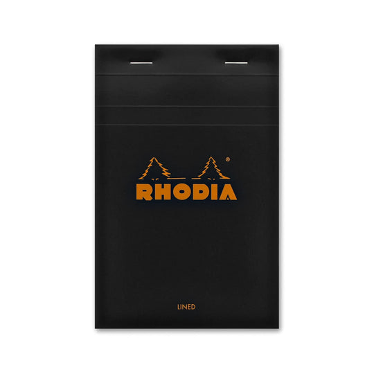 Rhodia No. 14 Staplebound 4.375 x 6.375 Notepad in Black