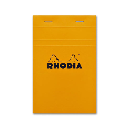 Rhodia No. 14 Staplebound 4.375 x 6.375 Notepad in Orange