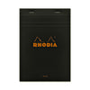 Rhodia No. 16 Staplebound 6 x 8.25 Notepad in Black Notebooks Journals